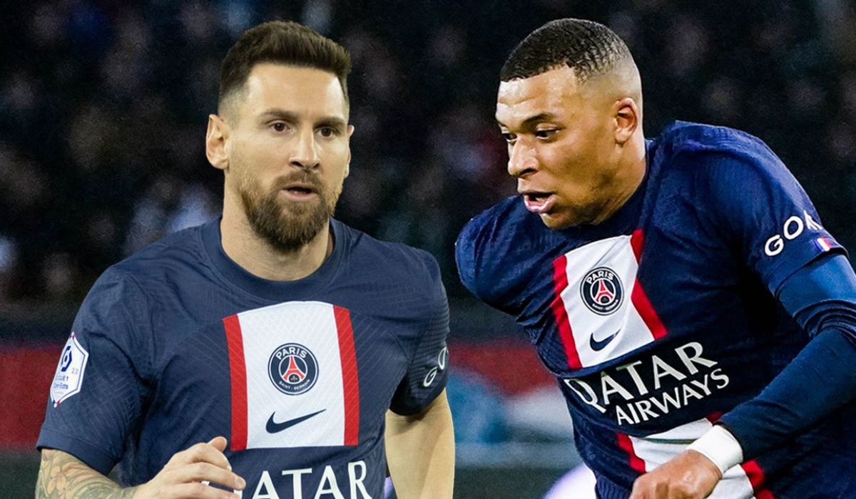 Lionel Messi and Kylian Mbappe